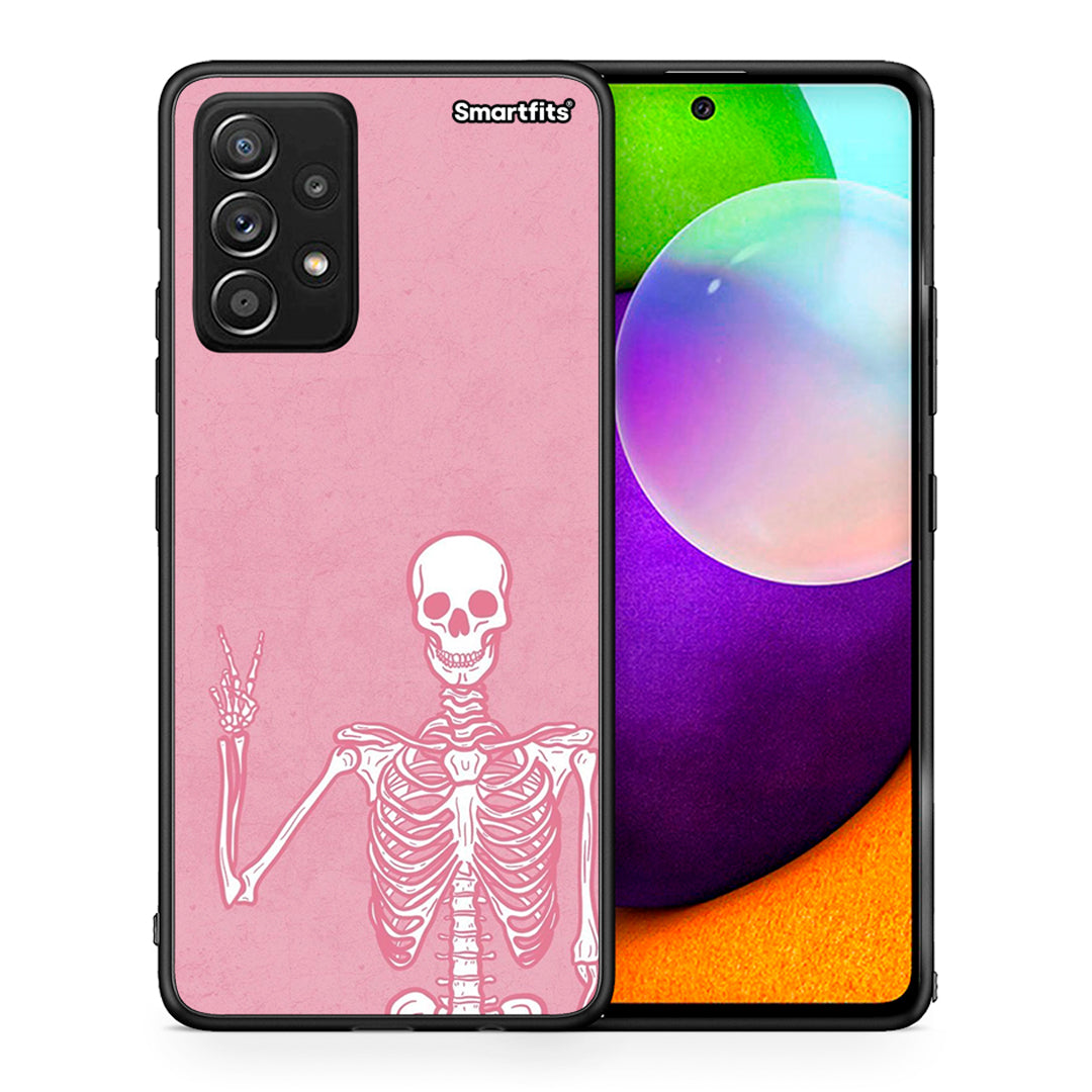 Θήκη Samsung Galaxy A52 Halloween Motivation από τη Smartfits με σχέδιο στο πίσω μέρος και μαύρο περίβλημα | Samsung Galaxy A52 Halloween Motivation case with colorful back and black bezels