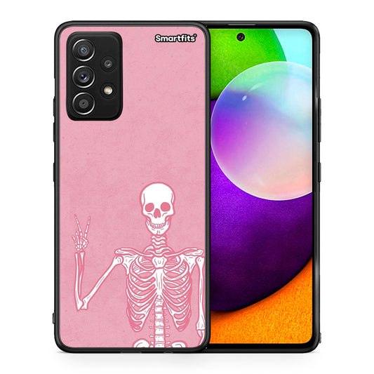 Θήκη Samsung Galaxy A52 Halloween Motivation από τη Smartfits με σχέδιο στο πίσω μέρος και μαύρο περίβλημα | Samsung Galaxy A52 Halloween Motivation case with colorful back and black bezels