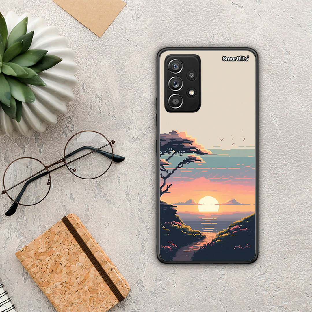 Pixel Sunset - Samsung Galaxy A52 / A52s / A52 5G θήκη