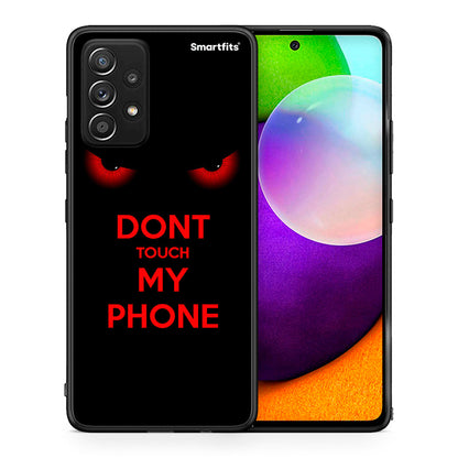 Θήκη Samsung Galaxy A52 Touch My Phone από τη Smartfits με σχέδιο στο πίσω μέρος και μαύρο περίβλημα | Samsung Galaxy A52 Touch My Phone case with colorful back and black bezels