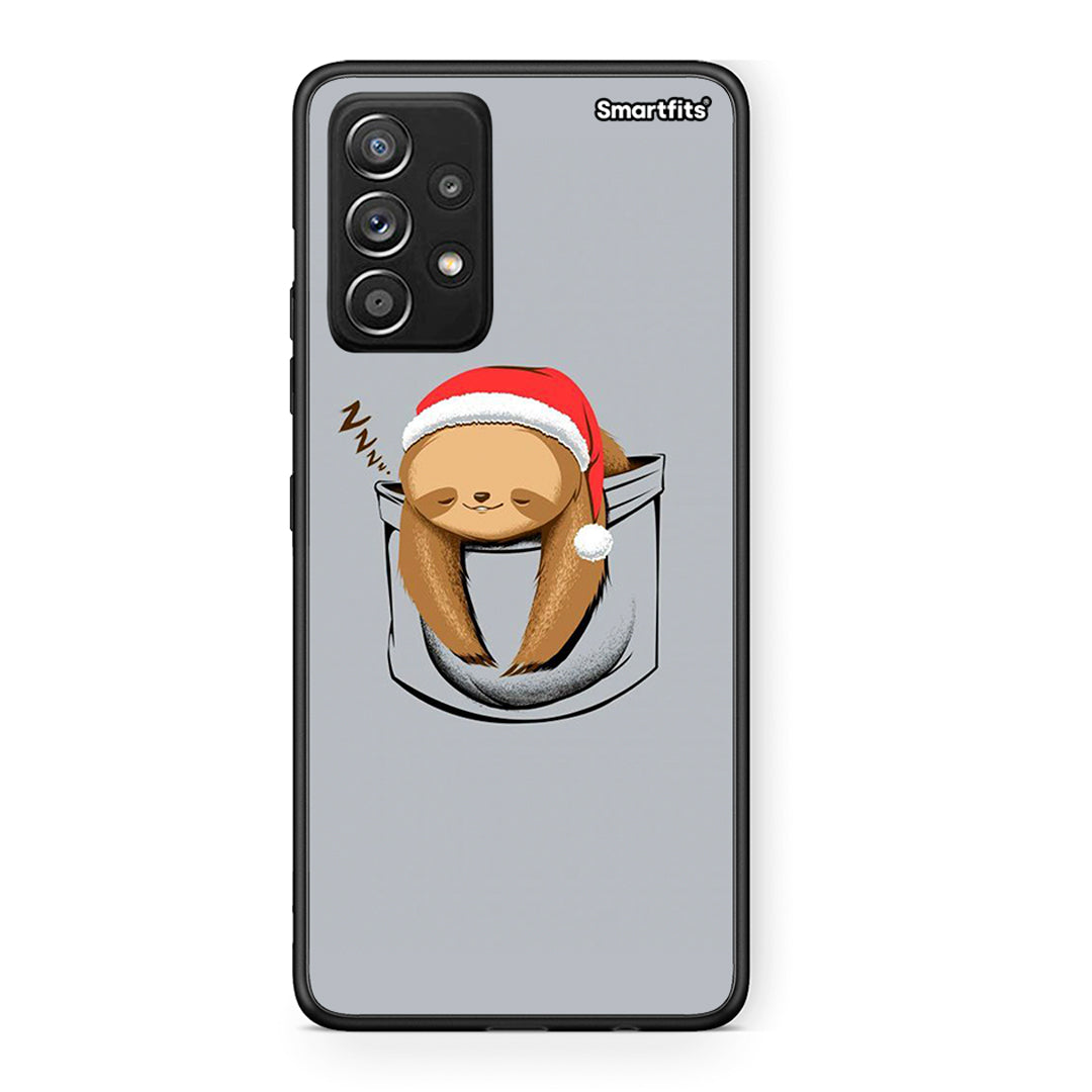 Samsung Galaxy A52 Xmas Zzzz θήκη από τη Smartfits με σχέδιο στο πίσω μέρος και μαύρο περίβλημα | Smartphone case with colorful back and black bezels by Smartfits