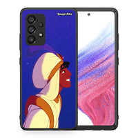 Thumbnail for Θήκη Samsung A53 5G Alladin And Jasmine Love 1 από τη Smartfits με σχέδιο στο πίσω μέρος και μαύρο περίβλημα | Samsung A53 5G Alladin And Jasmine Love 1 case with colorful back and black bezels