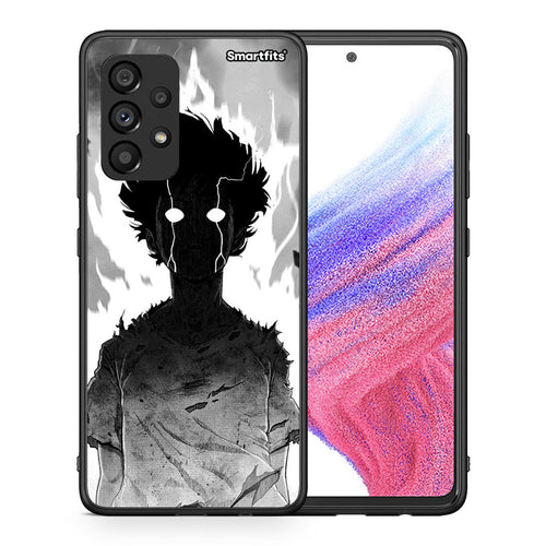 Θήκη Samsung A53 5G Anime Boy από τη Smartfits με σχέδιο στο πίσω μέρος και μαύρο περίβλημα | Samsung A53 5G Anime Boy case with colorful back and black bezels