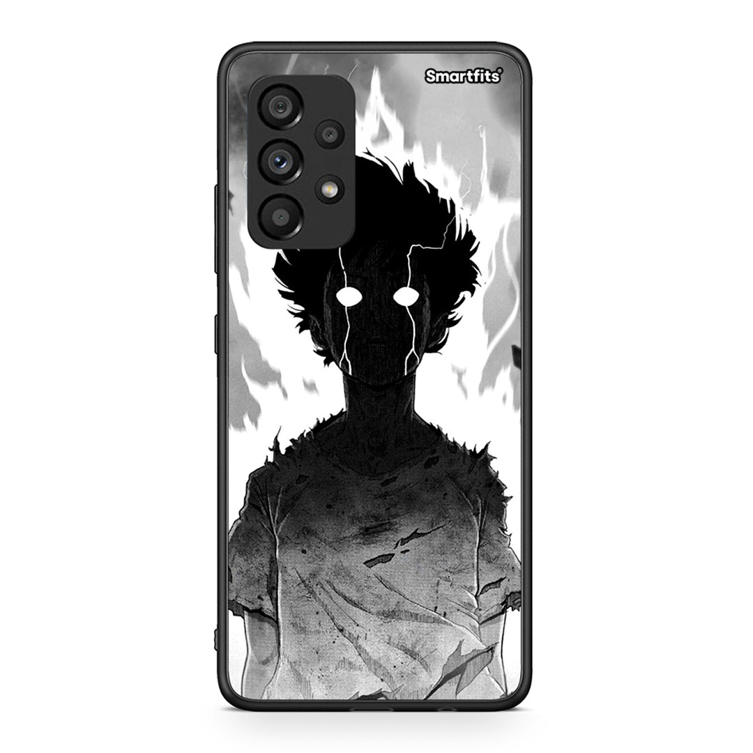 Samsung A53 5G Anime Boy Θήκη από τη Smartfits με σχέδιο στο πίσω μέρος και μαύρο περίβλημα | Smartphone case with colorful back and black bezels by Smartfits