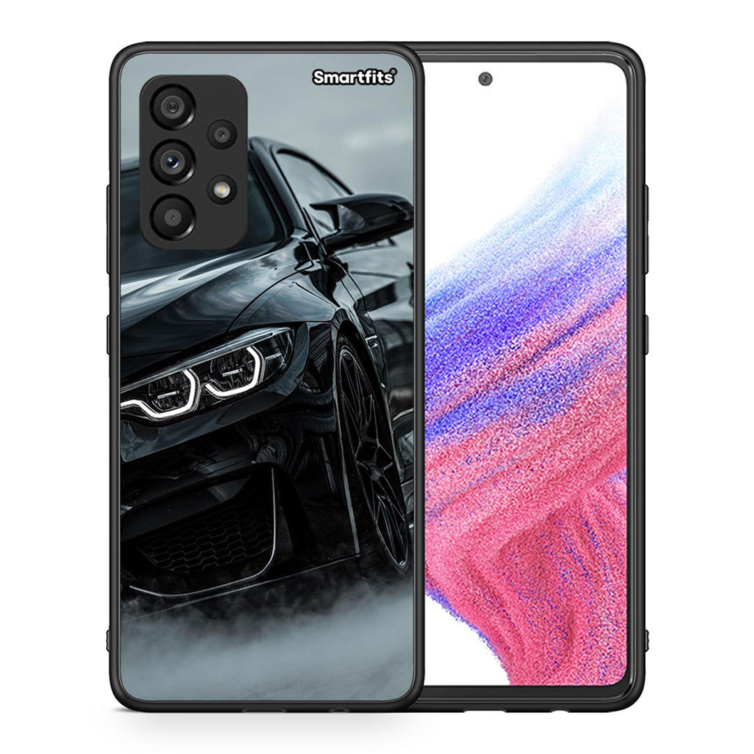 Θήκη Samsung A53 5G Black BMW από τη Smartfits με σχέδιο στο πίσω μέρος και μαύρο περίβλημα | Samsung A53 5G Black BMW case with colorful back and black bezels
