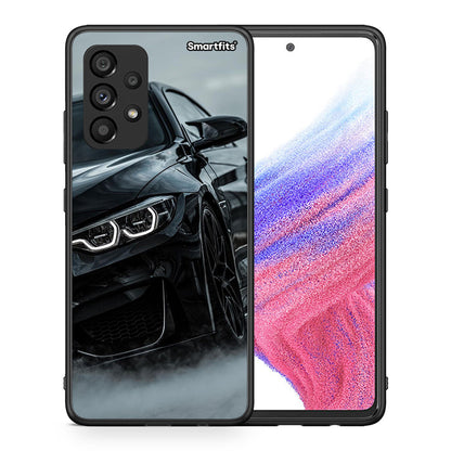 Θήκη Samsung A53 5G Black BMW από τη Smartfits με σχέδιο στο πίσω μέρος και μαύρο περίβλημα | Samsung A53 5G Black BMW case with colorful back and black bezels