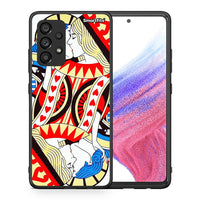 Thumbnail for Θήκη Samsung A53 5G Card Love από τη Smartfits με σχέδιο στο πίσω μέρος και μαύρο περίβλημα | Samsung A53 5G Card Love case with colorful back and black bezels
