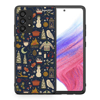Thumbnail for Θήκη Samsung A53 5G Christmas Elements από τη Smartfits με σχέδιο στο πίσω μέρος και μαύρο περίβλημα | Samsung A53 5G Christmas Elements case with colorful back and black bezels