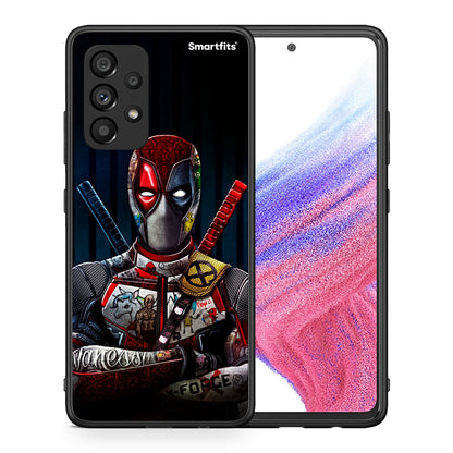 Θήκη Samsung A53 5G Funny Guy από τη Smartfits με σχέδιο στο πίσω μέρος και μαύρο περίβλημα | Samsung A53 5G Funny Guy case with colorful back and black bezels