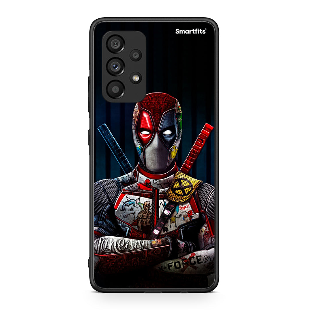 Samsung A53 5G Funny Guy θήκη από τη Smartfits με σχέδιο στο πίσω μέρος και μαύρο περίβλημα | Smartphone case with colorful back and black bezels by Smartfits