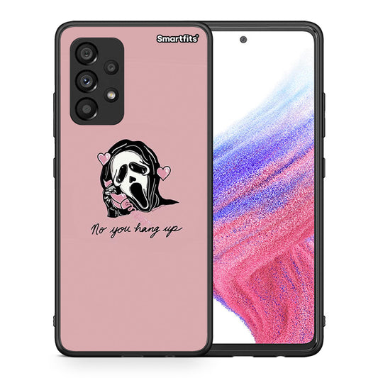 Θήκη Samsung A53 5G Halloween Hang Up από τη Smartfits με σχέδιο στο πίσω μέρος και μαύρο περίβλημα | Samsung A53 5G Halloween Hang Up case with colorful back and black bezels