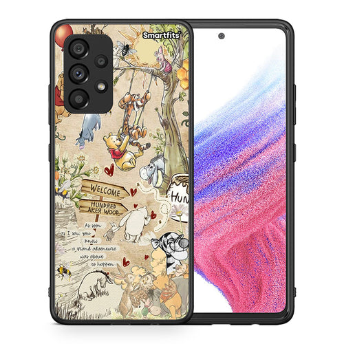Θήκη Samsung A53 5G Happy Friends από τη Smartfits με σχέδιο στο πίσω μέρος και μαύρο περίβλημα | Samsung A53 5G Happy Friends case with colorful back and black bezels