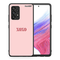 Thumbnail for Θήκη Samsung A53 5G XOXO Love από τη Smartfits με σχέδιο στο πίσω μέρος και μαύρο περίβλημα | Samsung A53 5G XOXO Love case with colorful back and black bezels