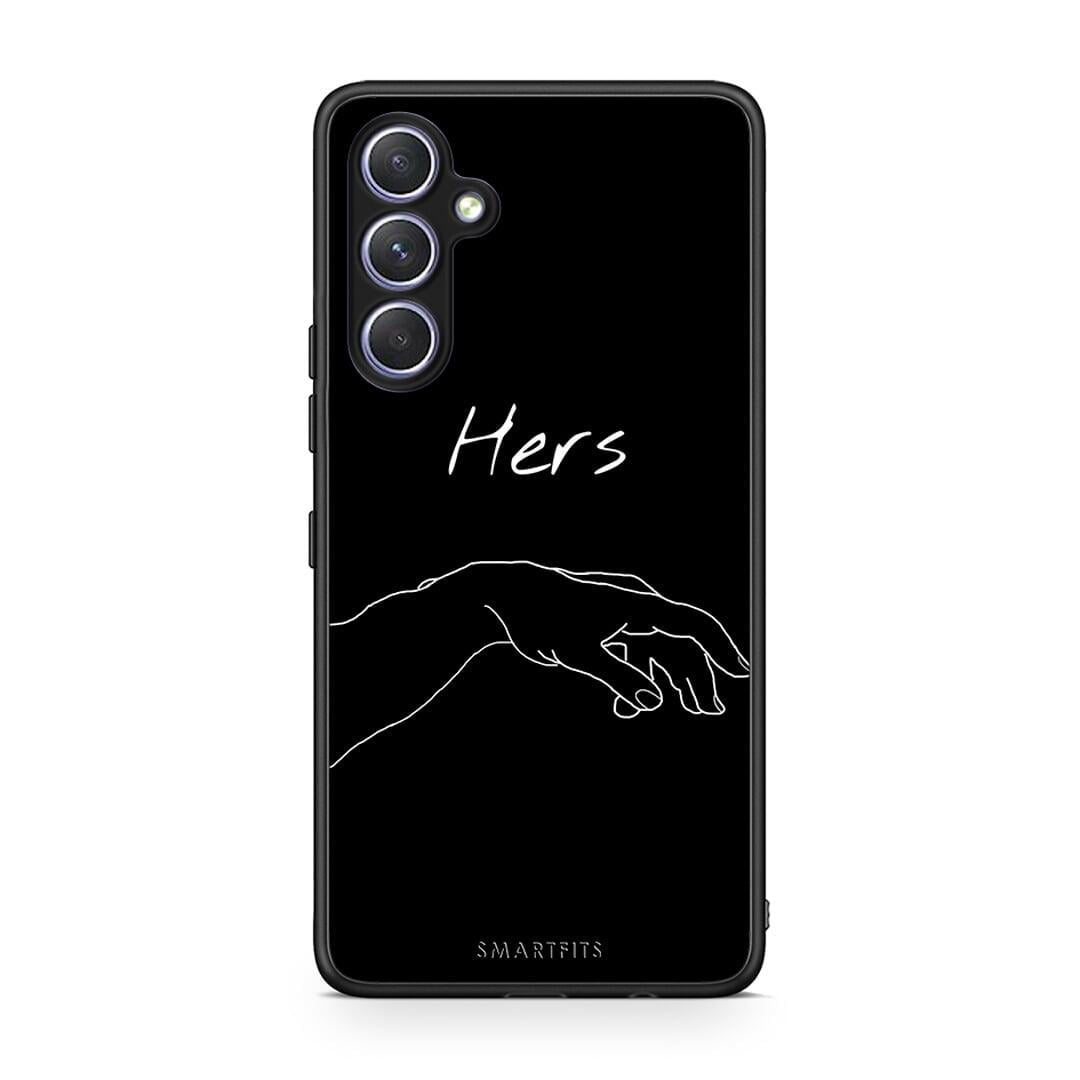 Θήκη Samsung Galaxy A54 Aesthetic Love 1 από τη Smartfits με σχέδιο στο πίσω μέρος και μαύρο περίβλημα | Samsung Galaxy A54 Aesthetic Love 1 Case with Colorful Back and Black Bezels