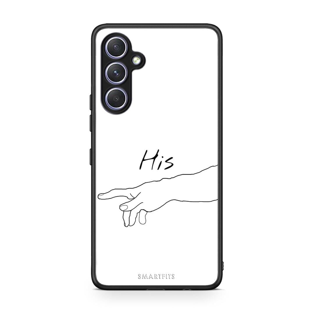 Θήκη Samsung Galaxy A54 Aesthetic Love 2 από τη Smartfits με σχέδιο στο πίσω μέρος και μαύρο περίβλημα | Samsung Galaxy A54 Aesthetic Love 2 Case with Colorful Back and Black Bezels