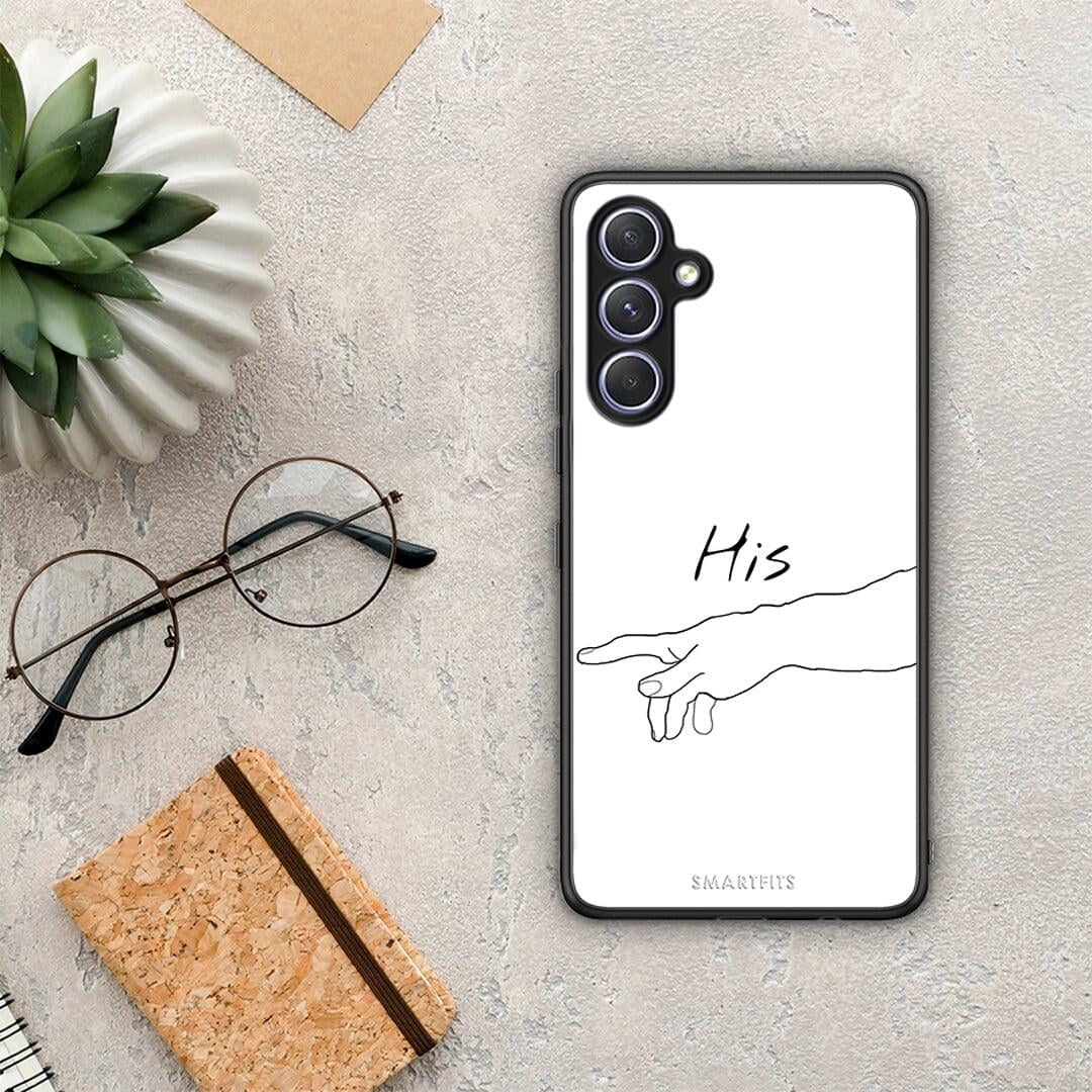 Θήκη Samsung Galaxy A54 Aesthetic Love 2 από τη Smartfits με σχέδιο στο πίσω μέρος και μαύρο περίβλημα | Samsung Galaxy A54 Aesthetic Love 2 Case with Colorful Back and Black Bezels