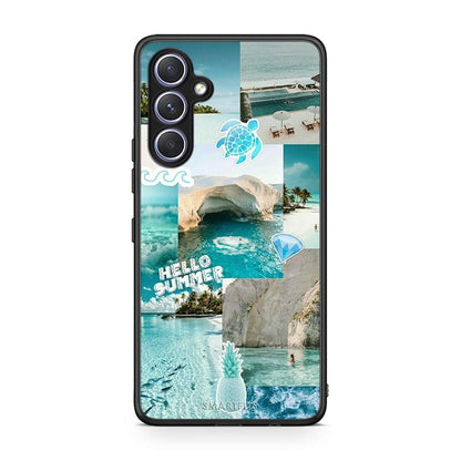 Θήκη Samsung Galaxy A54 Aesthetic Summer από τη Smartfits με σχέδιο στο πίσω μέρος και μαύρο περίβλημα | Samsung Galaxy A54 Aesthetic Summer Case with Colorful Back and Black Bezels