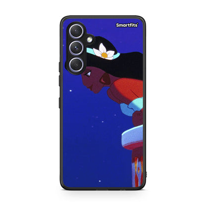 Θήκη Samsung Galaxy A54 Alladin And Jasmine Love 2 από τη Smartfits με σχέδιο στο πίσω μέρος και μαύρο περίβλημα | Samsung Galaxy A54 Alladin And Jasmine Love 2 Case with Colorful Back and Black Bezels