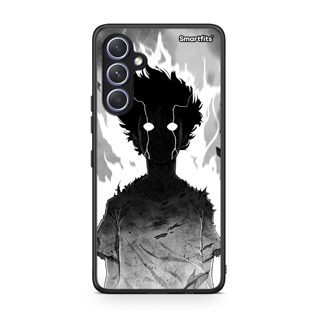 Θήκη Samsung Galaxy A54 Anime Boy από τη Smartfits με σχέδιο στο πίσω μέρος και μαύρο περίβλημα | Samsung Galaxy A54 Anime Boy Case with Colorful Back and Black Bezels