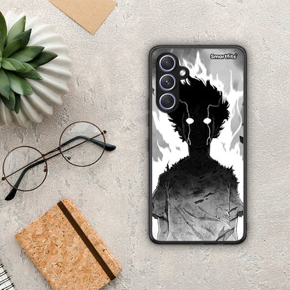 Θήκη Samsung Galaxy A54 Anime Boy από τη Smartfits με σχέδιο στο πίσω μέρος και μαύρο περίβλημα | Samsung Galaxy A54 Anime Boy Case with Colorful Back and Black Bezels