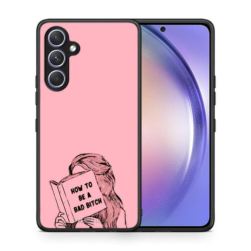 Θήκη Samsung Galaxy A54 Bad Bitch από τη Smartfits με σχέδιο στο πίσω μέρος και μαύρο περίβλημα | Samsung Galaxy A54 Bad Bitch Case with Colorful Back and Black Bezels