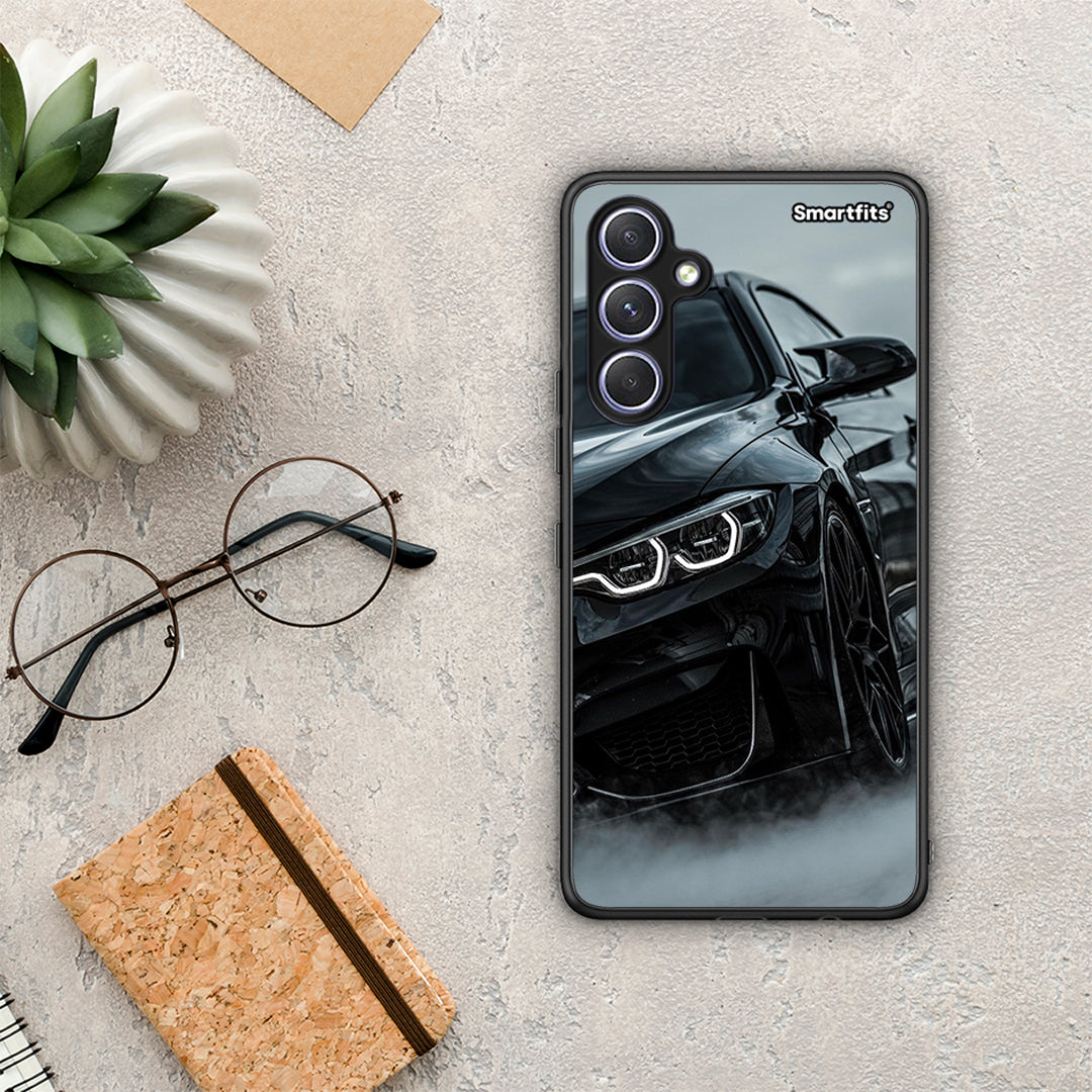 Θήκη Samsung Galaxy A54 Black BMW από τη Smartfits με σχέδιο στο πίσω μέρος και μαύρο περίβλημα | Samsung Galaxy A54 Black BMW Case with Colorful Back and Black Bezels