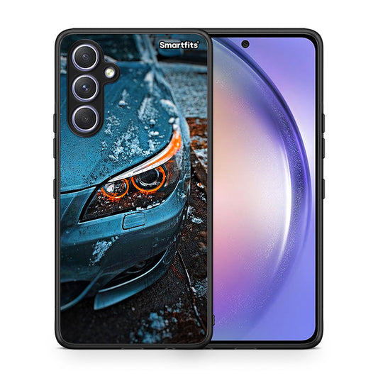 Θήκη Samsung Galaxy A54 Bmw E60 από τη Smartfits με σχέδιο στο πίσω μέρος και μαύρο περίβλημα | Samsung Galaxy A54 Bmw E60 Case with Colorful Back and Black Bezels
