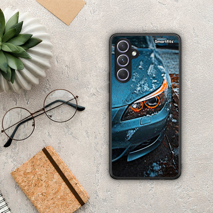Θήκη Samsung Galaxy A54 Bmw E60 από τη Smartfits με σχέδιο στο πίσω μέρος και μαύρο περίβλημα | Samsung Galaxy A54 Bmw E60 Case with Colorful Back and Black Bezels