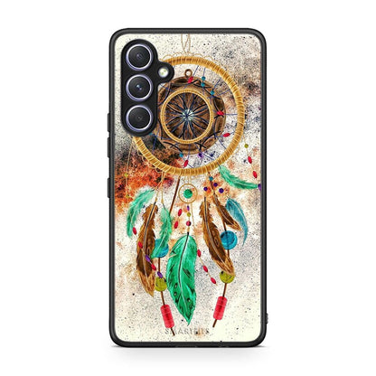 Θήκη Samsung Galaxy A54 Boho DreamCatcher από τη Smartfits με σχέδιο στο πίσω μέρος και μαύρο περίβλημα | Samsung Galaxy A54 Boho DreamCatcher Case with Colorful Back and Black Bezels