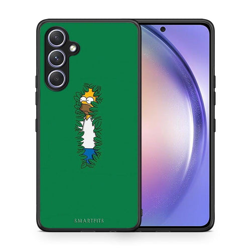 Θήκη Samsung Galaxy A54 Bush Man από τη Smartfits με σχέδιο στο πίσω μέρος και μαύρο περίβλημα | Samsung Galaxy A54 Bush Man Case with Colorful Back and Black Bezels