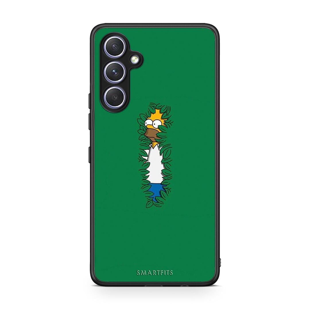 Θήκη Samsung Galaxy A54 Bush Man από τη Smartfits με σχέδιο στο πίσω μέρος και μαύρο περίβλημα | Samsung Galaxy A54 Bush Man Case with Colorful Back and Black Bezels