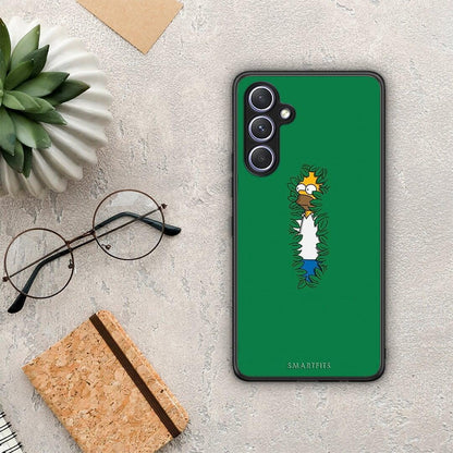 Θήκη Samsung Galaxy A54 Bush Man από τη Smartfits με σχέδιο στο πίσω μέρος και μαύρο περίβλημα | Samsung Galaxy A54 Bush Man Case with Colorful Back and Black Bezels