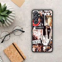 Thumbnail for Θήκη Samsung Galaxy A54 Collage Fashion από τη Smartfits με σχέδιο στο πίσω μέρος και μαύρο περίβλημα | Samsung Galaxy A54 Collage Fashion Case with Colorful Back and Black Bezels