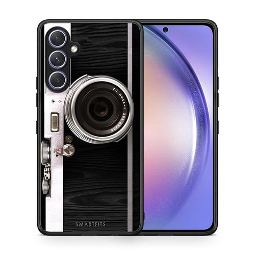 Θήκη Samsung Galaxy A54 Emily In Paris από τη Smartfits με σχέδιο στο πίσω μέρος και μαύρο περίβλημα | Samsung Galaxy A54 Emily In Paris Case with Colorful Back and Black Bezels