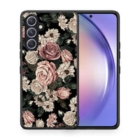 Thumbnail for Θήκη Samsung Galaxy A54 Flower Wild Roses από τη Smartfits με σχέδιο στο πίσω μέρος και μαύρο περίβλημα | Samsung Galaxy A54 Flower Wild Roses Case with Colorful Back and Black Bezels