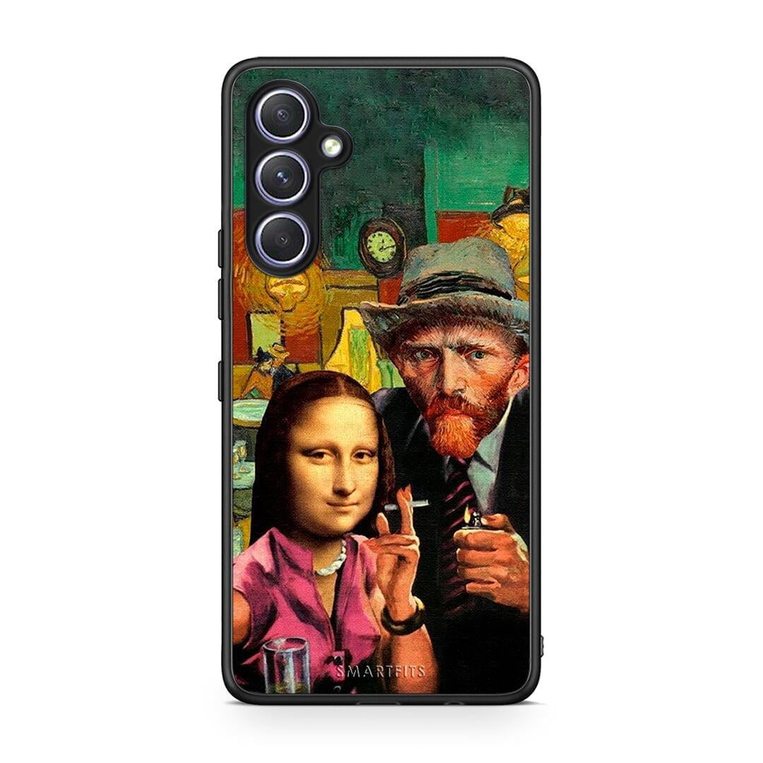 Θήκη Samsung Galaxy A54 Funny Art από τη Smartfits με σχέδιο στο πίσω μέρος και μαύρο περίβλημα | Samsung Galaxy A54 Funny Art Case with Colorful Back and Black Bezels