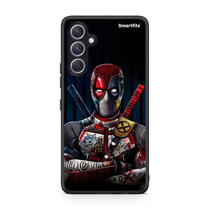 Θήκη Samsung Galaxy A54 Funny Guy από τη Smartfits με σχέδιο στο πίσω μέρος και μαύρο περίβλημα | Samsung Galaxy A54 Funny Guy Case with Colorful Back and Black Bezels