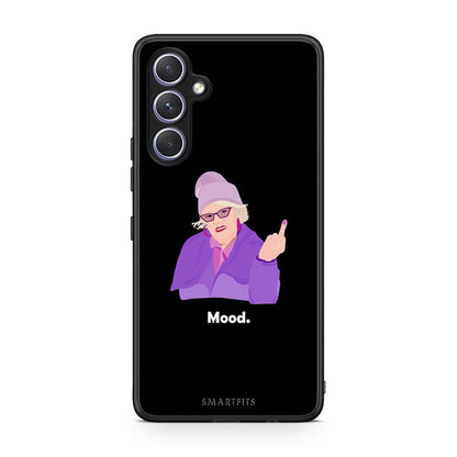 Θήκη Samsung Galaxy A54 Grandma Mood Black από τη Smartfits με σχέδιο στο πίσω μέρος και μαύρο περίβλημα | Samsung Galaxy A54 Grandma Mood Black Case with Colorful Back and Black Bezels