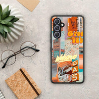 Thumbnail for Θήκη Samsung Galaxy A54 Groovy Babe από τη Smartfits με σχέδιο στο πίσω μέρος και μαύρο περίβλημα | Samsung Galaxy A54 Groovy Babe Case with Colorful Back and Black Bezels