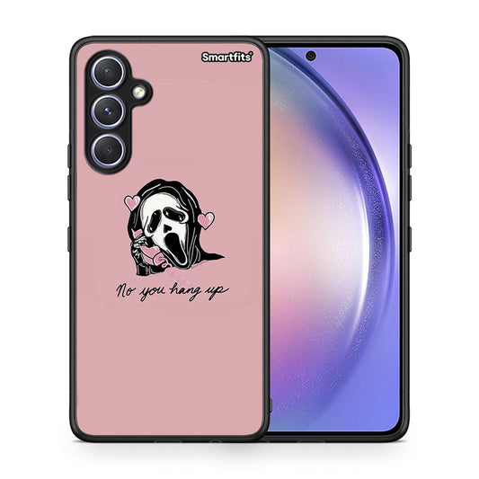 Θήκη Samsung Galaxy A54 Halloween Hang Up από τη Smartfits με σχέδιο στο πίσω μέρος και μαύρο περίβλημα | Samsung Galaxy A54 Halloween Hang Up Case with Colorful Back and Black Bezels