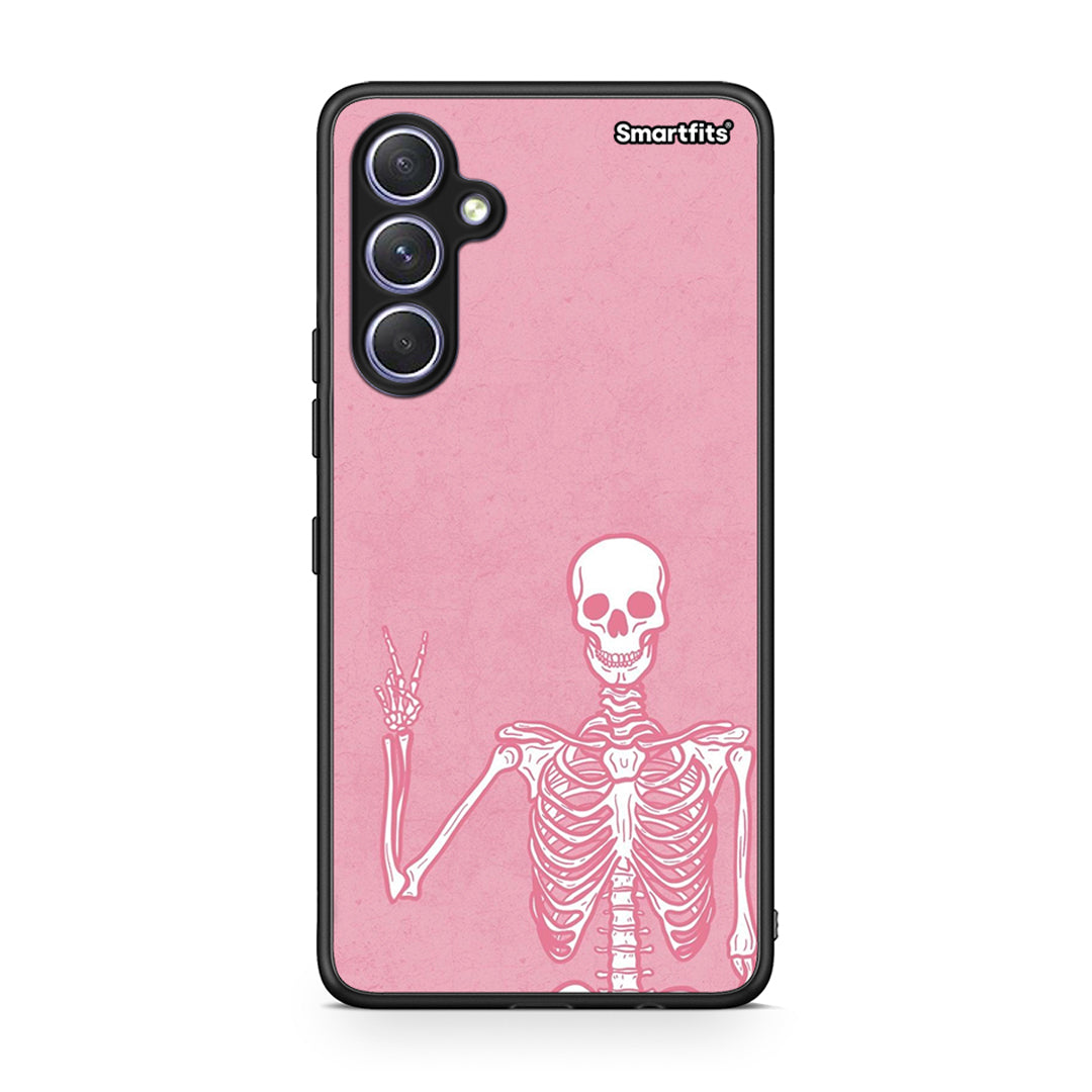 Θήκη Samsung Galaxy A54 Halloween Motivation από τη Smartfits με σχέδιο στο πίσω μέρος και μαύρο περίβλημα | Samsung Galaxy A54 Halloween Motivation Case with Colorful Back and Black Bezels