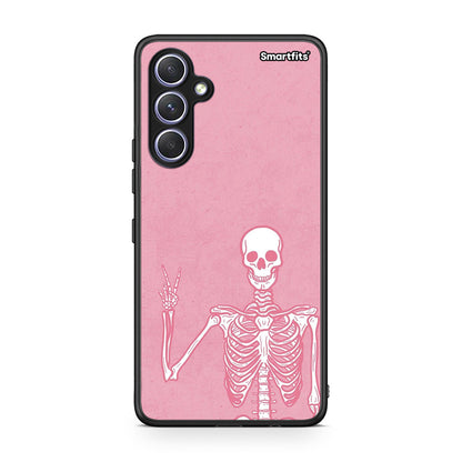 Θήκη Samsung Galaxy A54 Halloween Motivation από τη Smartfits με σχέδιο στο πίσω μέρος και μαύρο περίβλημα | Samsung Galaxy A54 Halloween Motivation Case with Colorful Back and Black Bezels