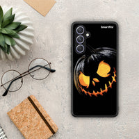 Thumbnail for Θήκη Samsung Galaxy A54 Halloween Scary Pumpkin από τη Smartfits με σχέδιο στο πίσω μέρος και μαύρο περίβλημα | Samsung Galaxy A54 Halloween Scary Pumpkin Case with Colorful Back and Black Bezels