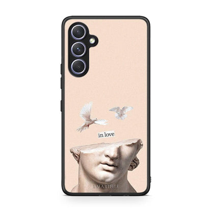 Θήκη Samsung Galaxy A54 In Love από τη Smartfits με σχέδιο στο πίσω μέρος και μαύρο περίβλημα | Samsung Galaxy A54 In Love Case with Colorful Back and Black Bezels