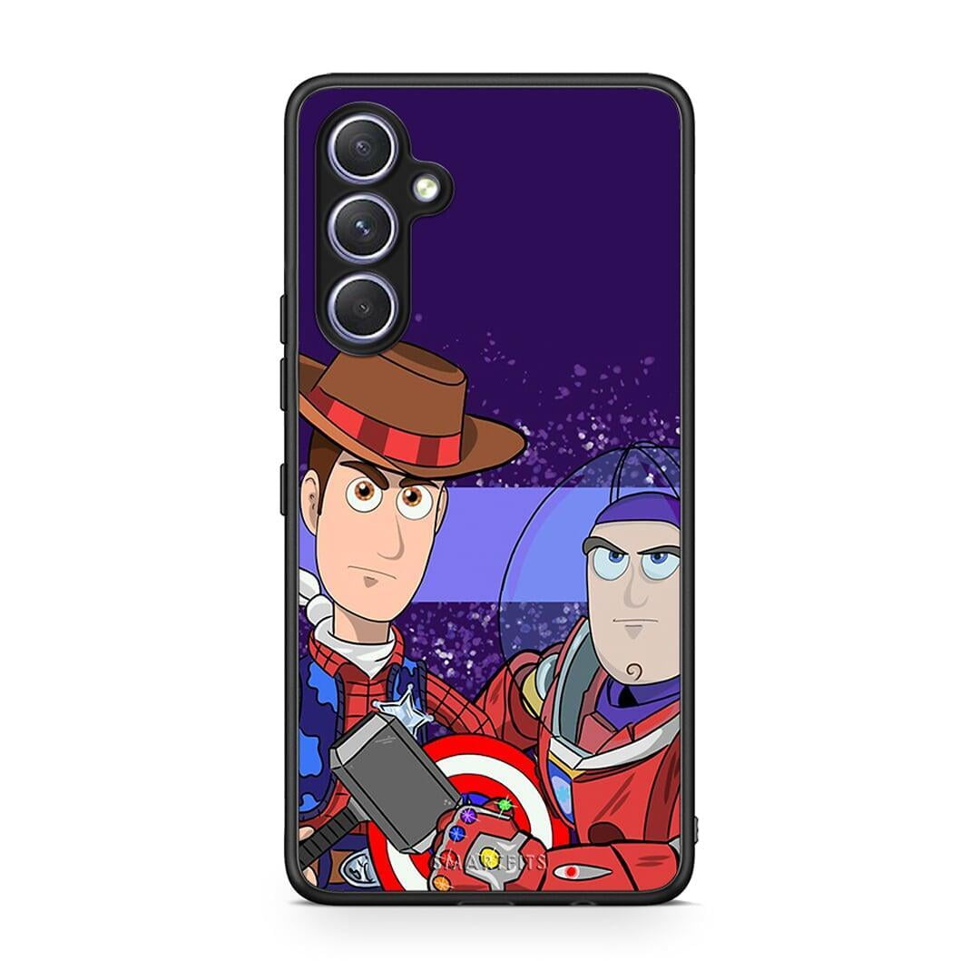 Θήκη Samsung Galaxy A54 Infinity Story από τη Smartfits με σχέδιο στο πίσω μέρος και μαύρο περίβλημα | Samsung Galaxy A54 Infinity Story Case with Colorful Back and Black Bezels