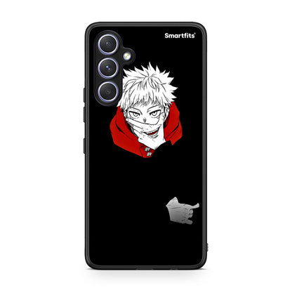 Θήκη Samsung Galaxy A54 Itadori Anime από τη Smartfits με σχέδιο στο πίσω μέρος και μαύρο περίβλημα | Samsung Galaxy A54 Itadori Anime Case with Colorful Back and Black Bezels