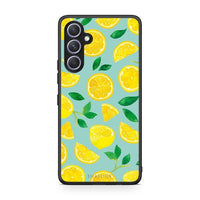 Thumbnail for Θήκη Samsung Galaxy A54 Lemons από τη Smartfits με σχέδιο στο πίσω μέρος και μαύρο περίβλημα | Samsung Galaxy A54 Lemons Case with Colorful Back and Black Bezels