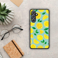 Thumbnail for Θήκη Samsung Galaxy A54 Lemons από τη Smartfits με σχέδιο στο πίσω μέρος και μαύρο περίβλημα | Samsung Galaxy A54 Lemons Case with Colorful Back and Black Bezels