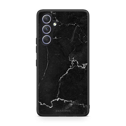 Θήκη Samsung Galaxy A54 Marble Black από τη Smartfits με σχέδιο στο πίσω μέρος και μαύρο περίβλημα | Samsung Galaxy A54 Marble Black Case with Colorful Back and Black Bezels