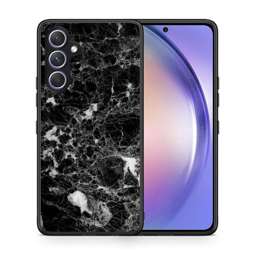 Θήκη Samsung Galaxy A54 Marble Male από τη Smartfits με σχέδιο στο πίσω μέρος και μαύρο περίβλημα | Samsung Galaxy A54 Marble Male Case with Colorful Back and Black Bezels
